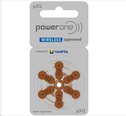 Power One Battery Size 312 (6 pack)